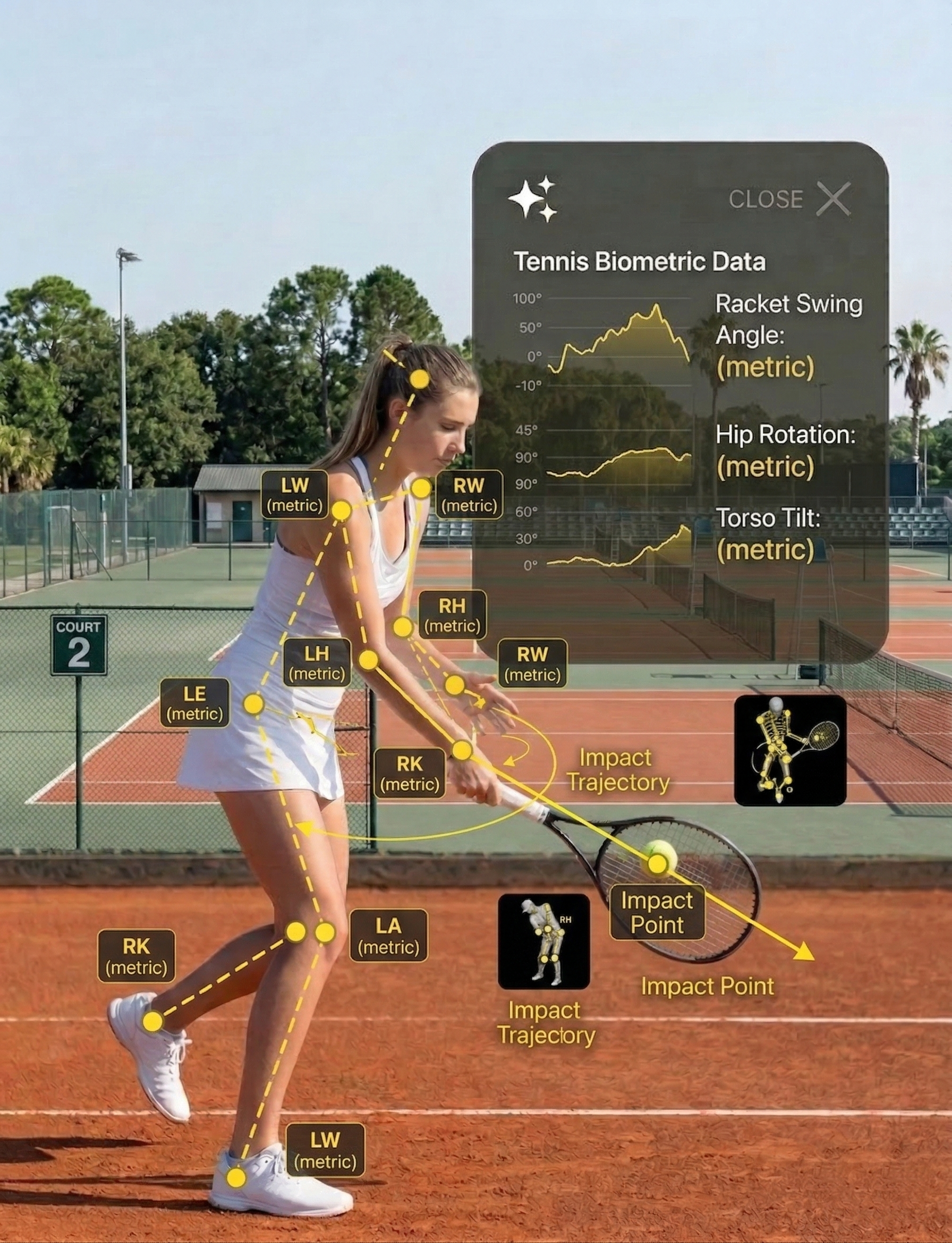 Skeleton Tracking — Tennis